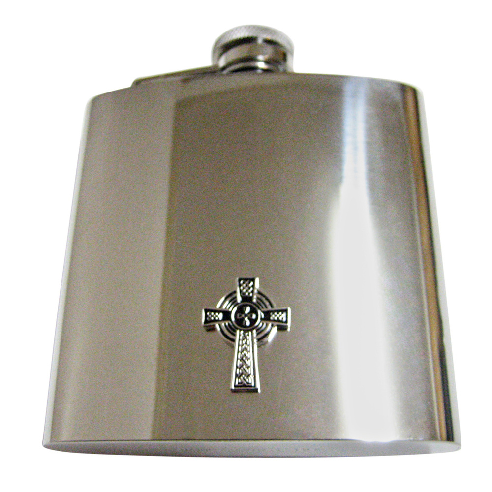 Large Textured Cross Large Flask - image 1
